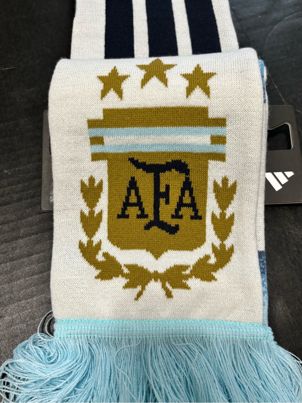 NWT Argentina Scarf Futbol Soccer Scarf ADIDAS Official